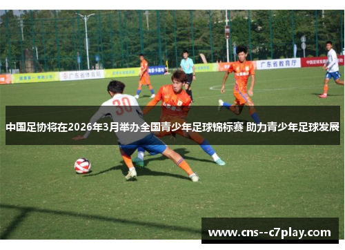 中国足协将在2026年3月举办全国青少年足球锦标赛 助力青少年足球发展